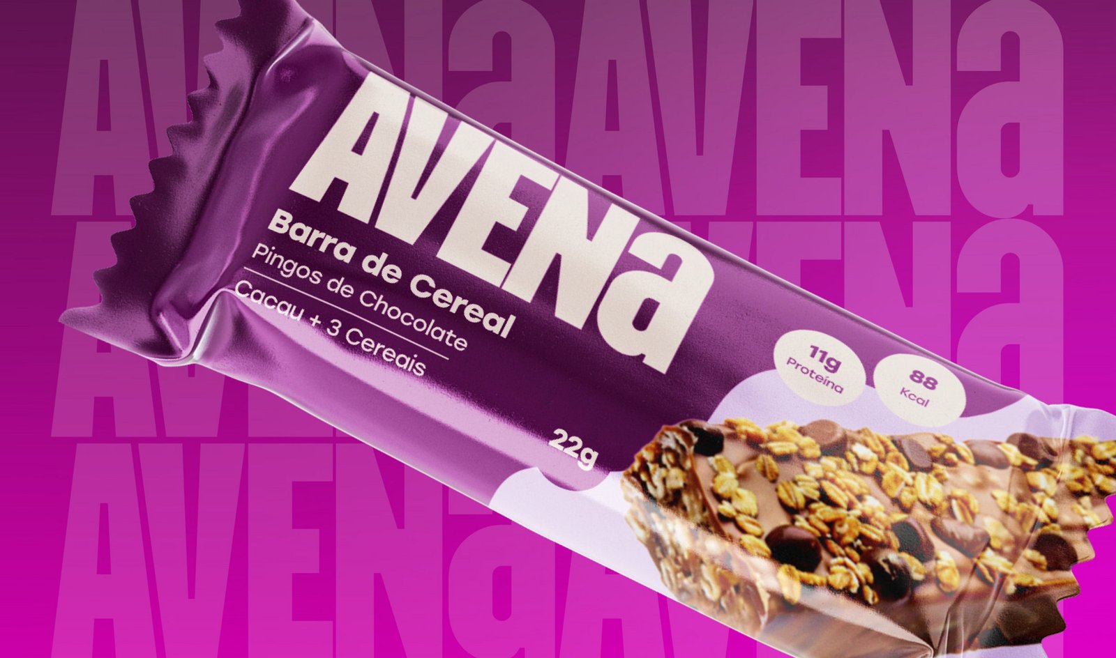 Identidade visual e aplicações da marca Avena, imagem 1