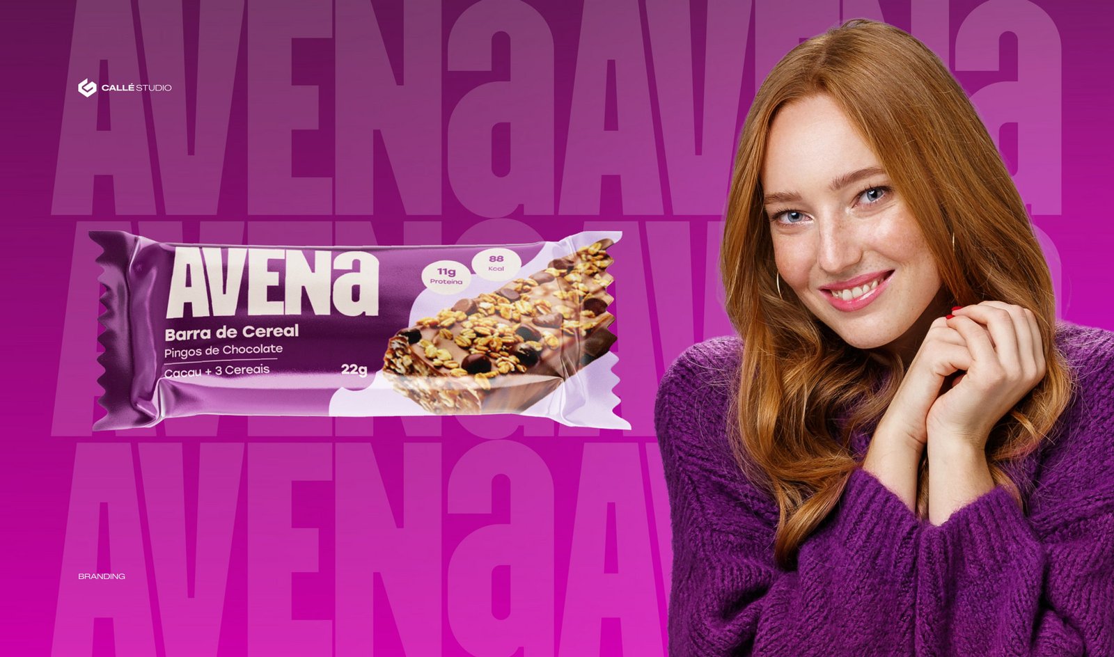 Identidade visual e aplicações da marca Avena, imagem 4