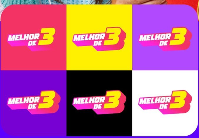 Logotipo do programa Melhor de 3, Guarujá FM
