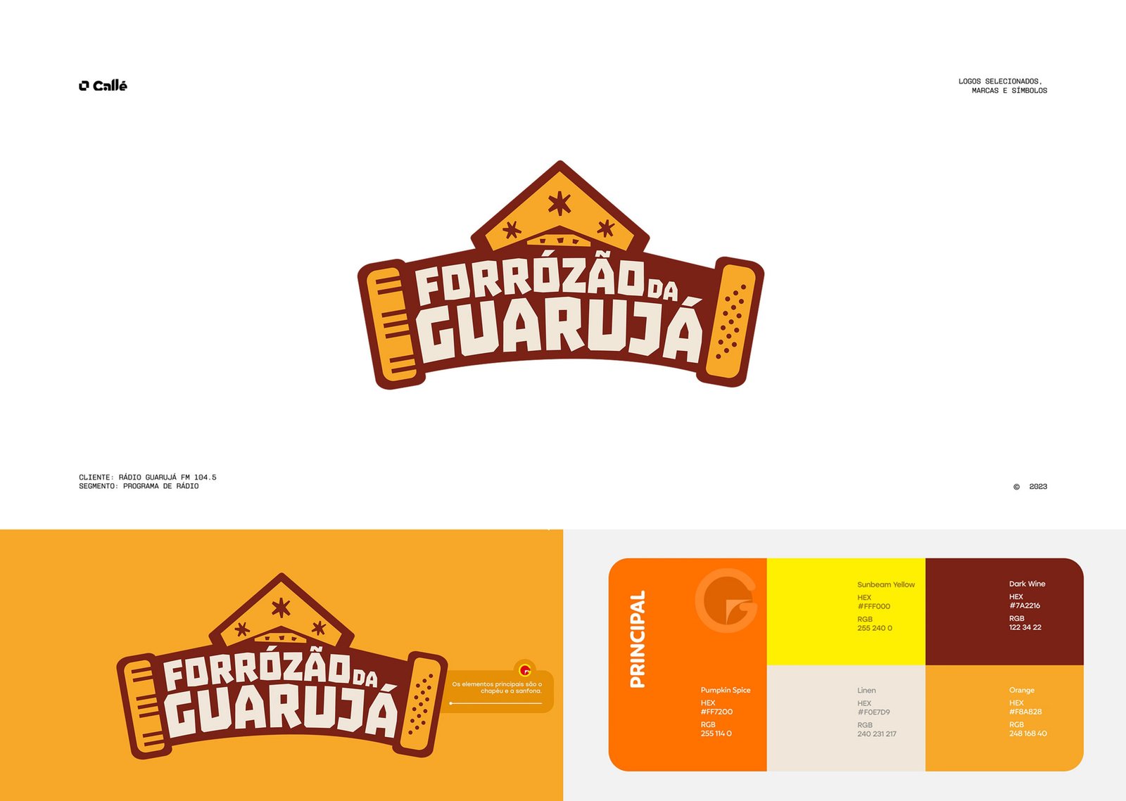Logotipo 8: marca desenvolvida pela Callé Studio