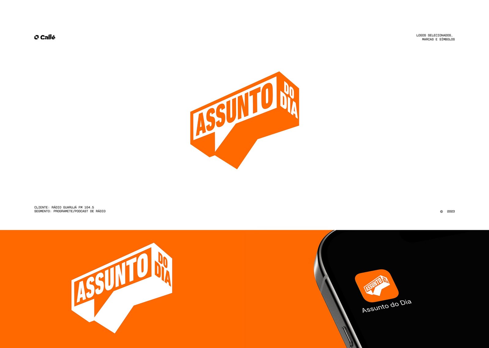 Logotipo 9: marca desenvolvida pela Callé Studio