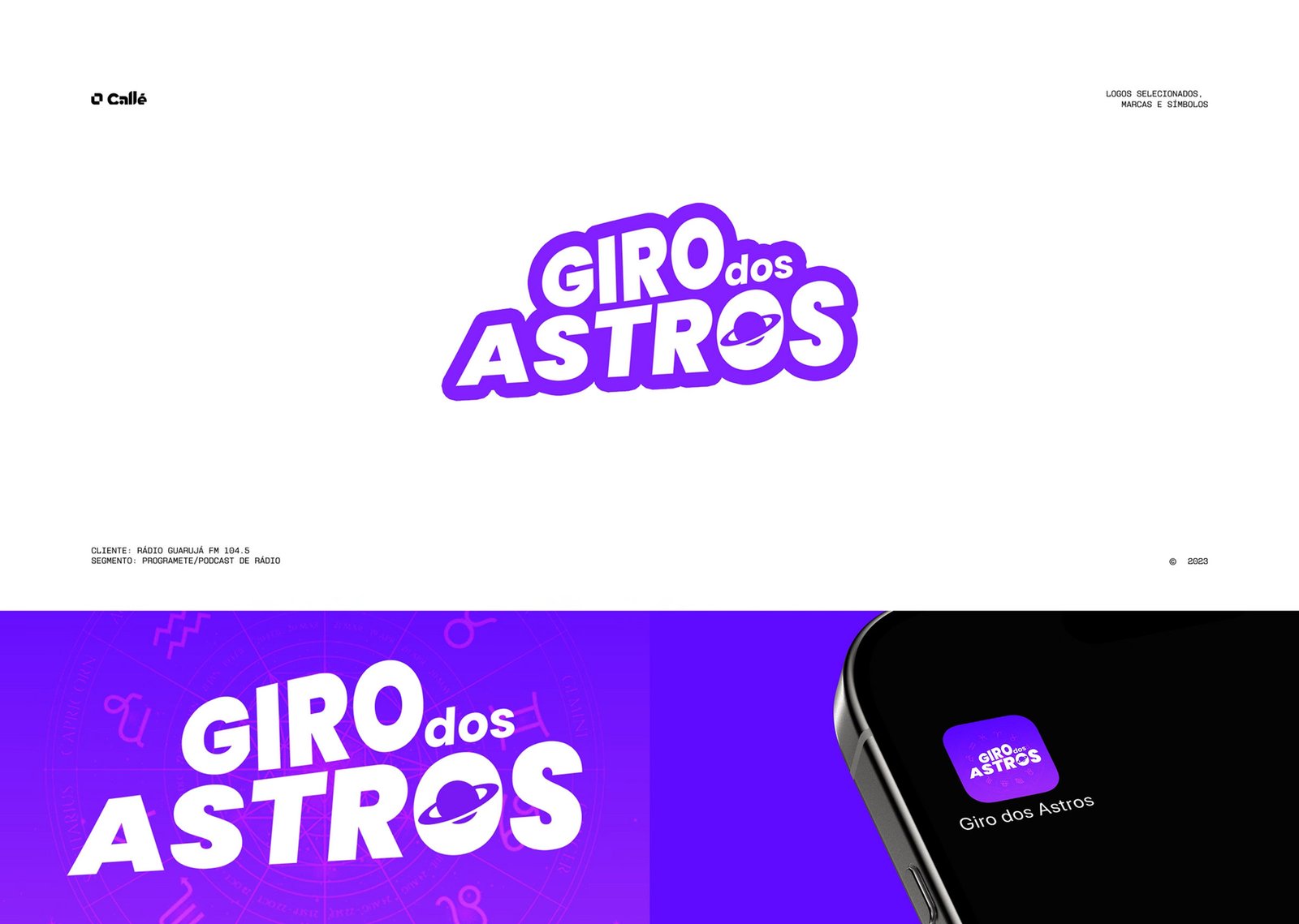 Logotipo 10: marca desenvolvida pela Callé Studio