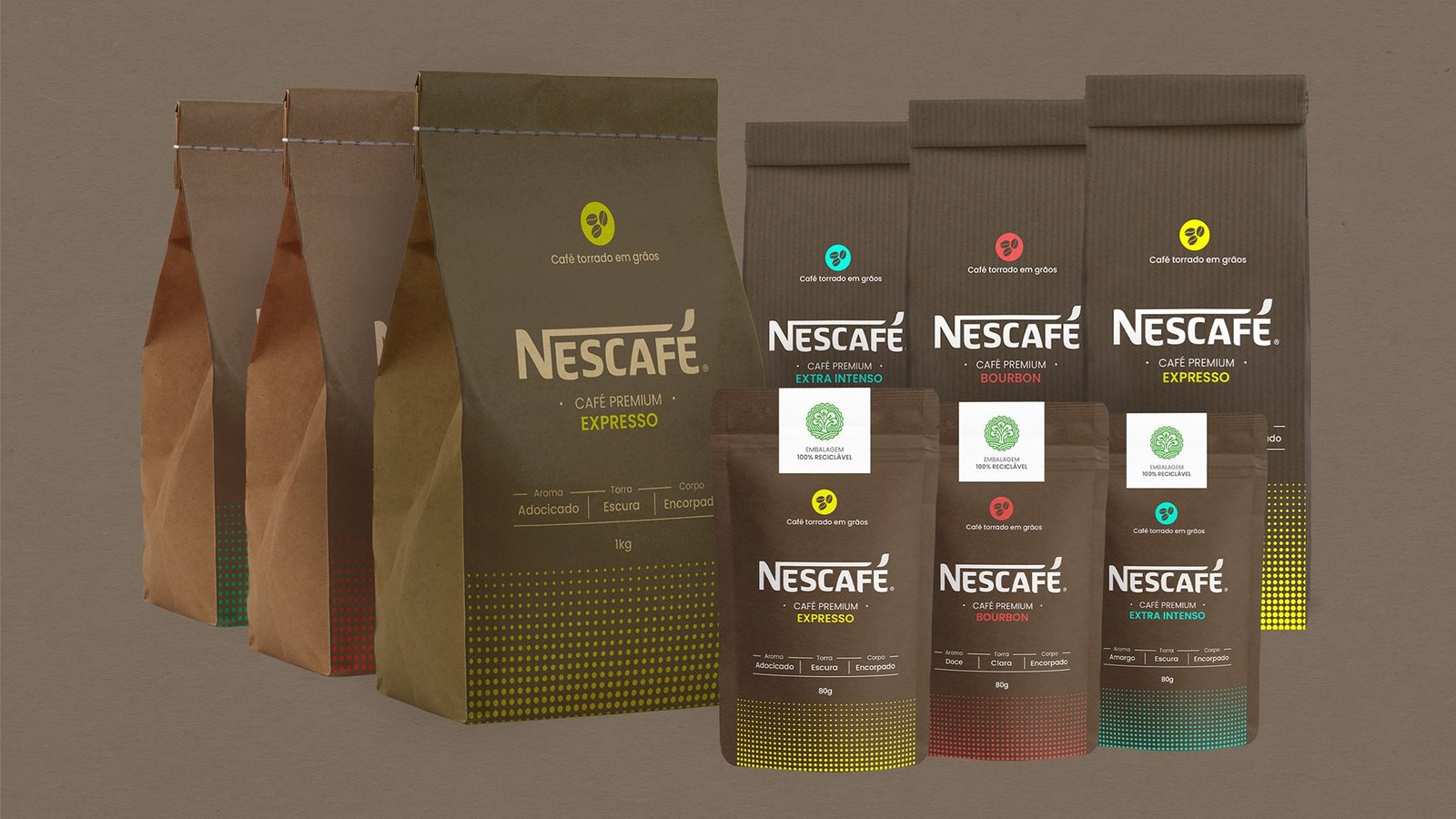Projeto de marca e aplicações Nescafé, imagem 1