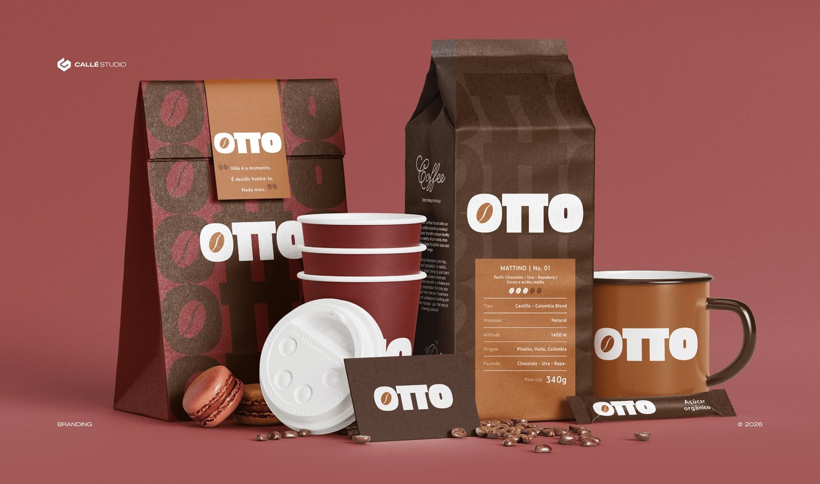 Identidade visual e aplicações da marca OTTO, imagem 9