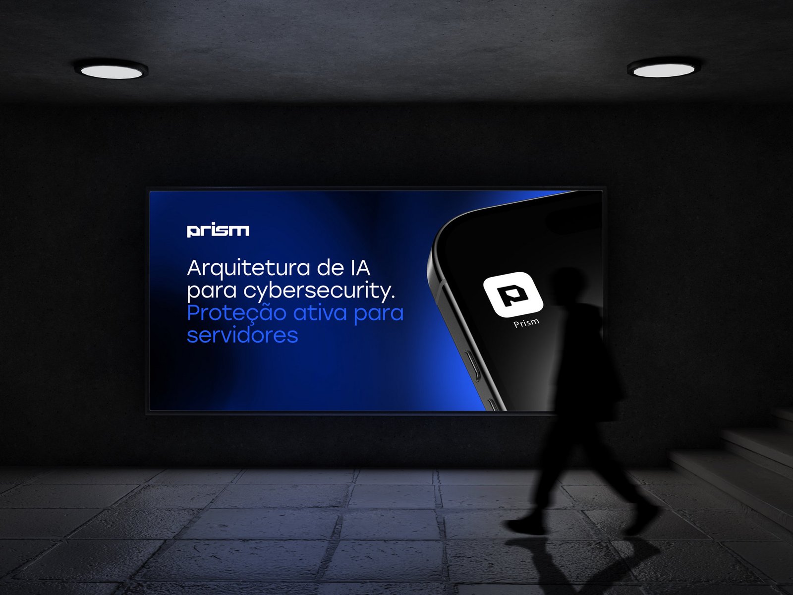 Identidade visual e aplicações da marca Prism, imagem 1