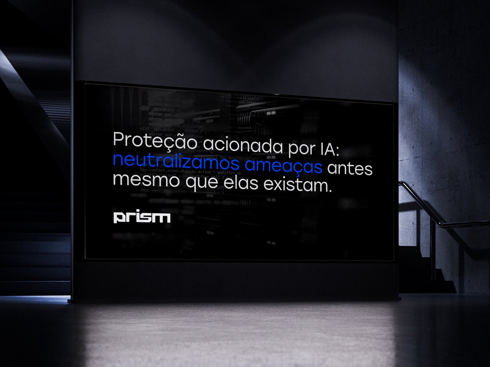 Identidade visual e aplicações da marca Prism, imagem 1