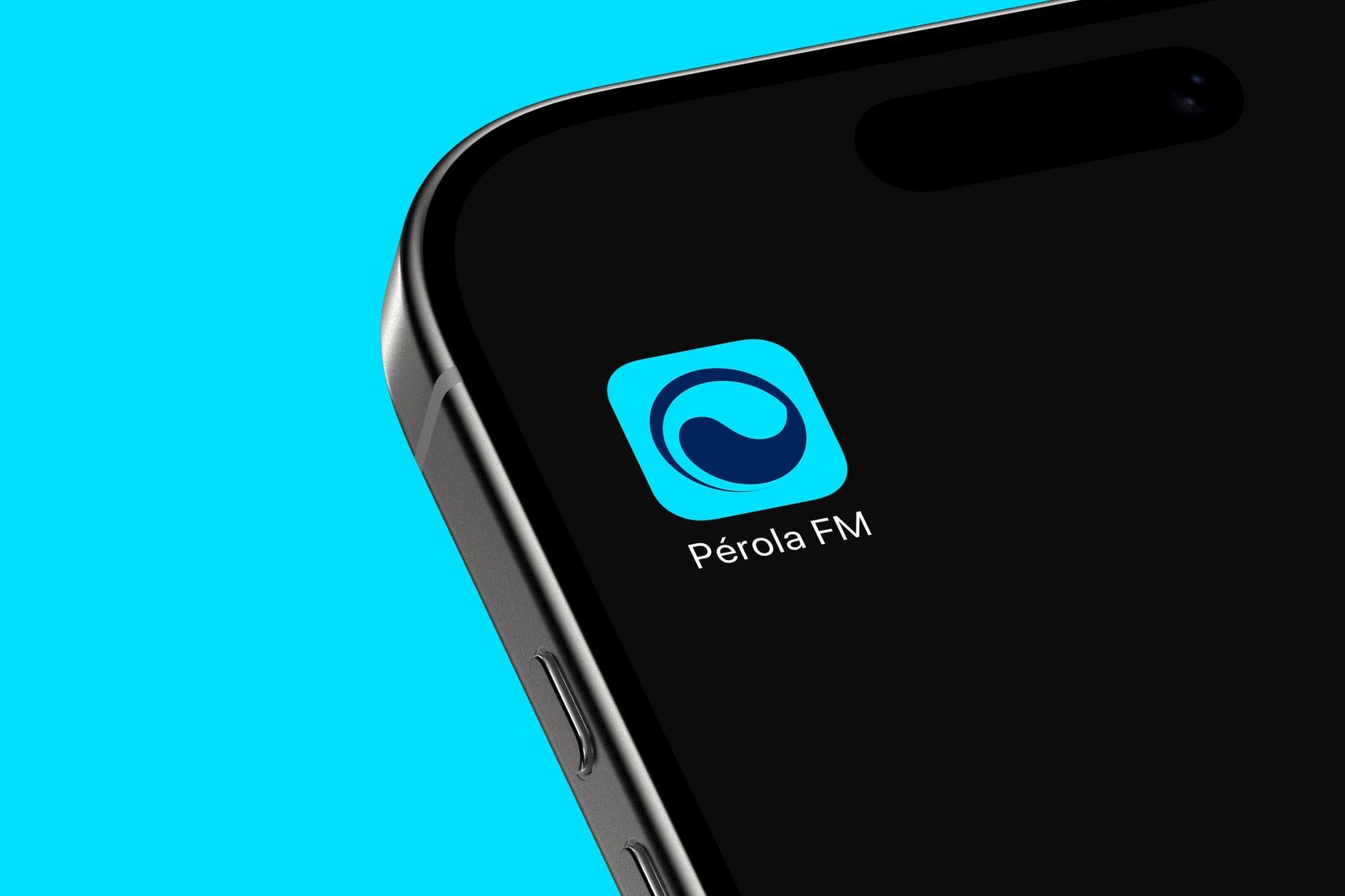 Aplicativo da Pérola FM 104,9 em celular